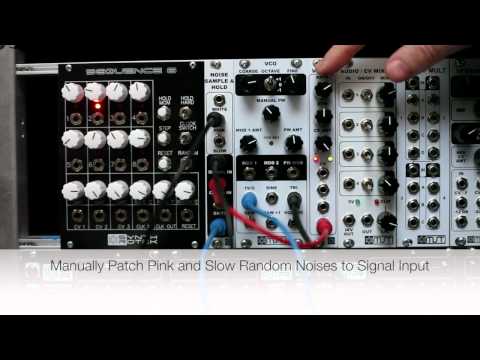 MST Noise / Sample & Hold / Track & Hold Eurorack Module Video Demo - Synthrotek
