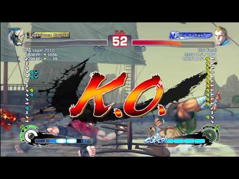 SSF4 AE II [Sagat] king sagat 2010 vs II SETH II [abel]