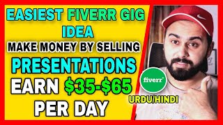 Earn $35 to $65 by Selling Free Presentations on Fiverr, Best Fiverr Gig Ideas, Earn Money on Online