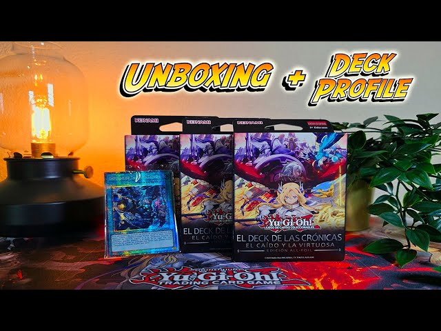 Vídeo relacionado con Yu-Gi-Oh! JCC EL Deck DE Las CRÓNICAS: El Caído y El Virtuoso (Edición All-Foil)