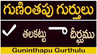 #Gunithapu Gurthulu  గుణింతపు గ�