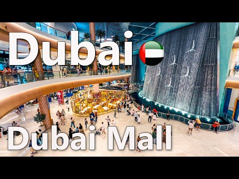 Dubai Mall 4K🇦🇪 luxury Mall in Dubai Full Tour