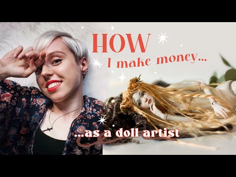 How I make money as a full-time doll artist (with numbers)