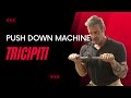 Push Down Machine Esercizio Più Facile Per Allenare I Tricipiti Esecuzione Corretta E Errori