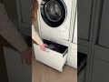 armoire pour machine à laver base avec 2 étagères 50x67,5x142 cm 4 blanc | video 1