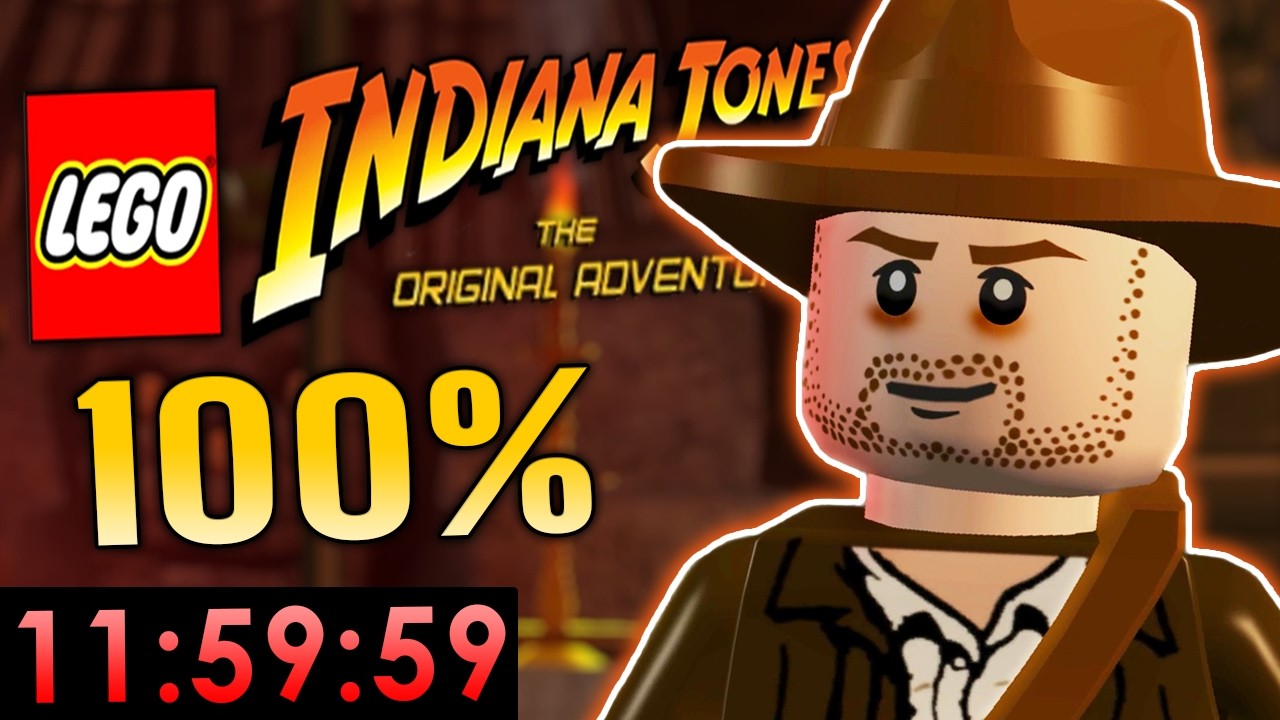 I Gave Myself 12 Hours to 100% Lego: Indiana Jones