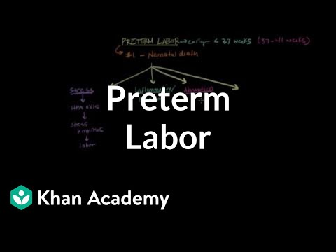 Preterm labor | Reproductive system physiology | NCLEX-RN | Khan Academy