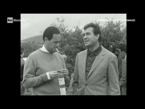 Sul set de "Il pollo ruspante", episodio di "Ro.Go.Pa.G." con Ugo Tognazzi e Ugo Gregoretti (1963)