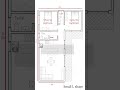 Small L shaped house | Floor plan