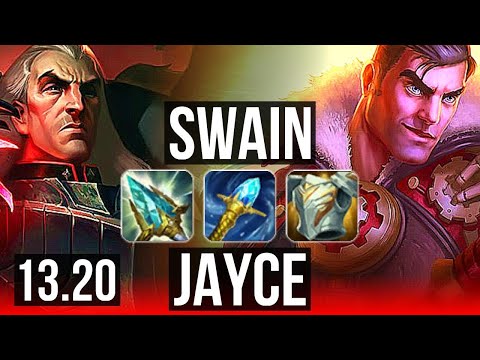 SWAIN vs JAYCE (TOP) | Rank 1 Swain, 65% winrate, 12/6/20 | BR Challenger | 13.20