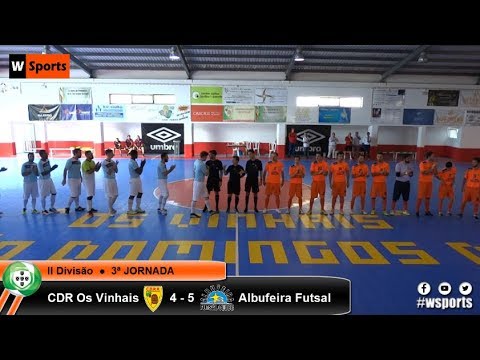 🎥 Futsal ⚽ CDR Os Vinhais 4 - 5 Albufeira Futsal 