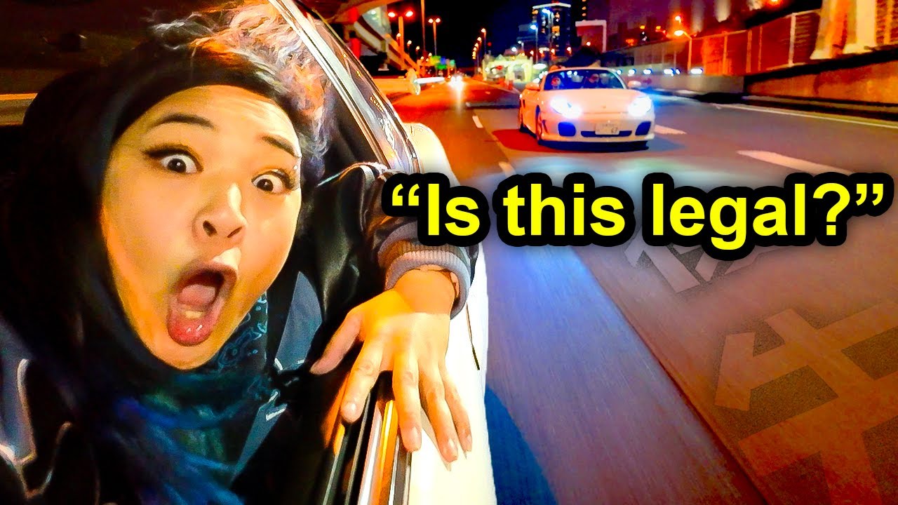 Experience Tokyo's exhilarating whirlwind as a traveler takes car drift adventure.