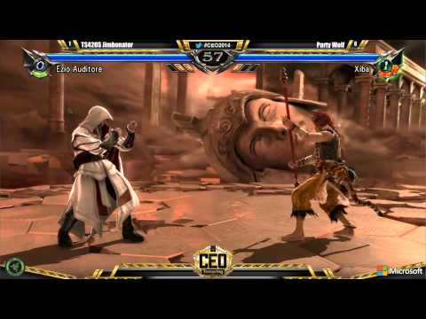 CEO 2014 Soul Calibur V Top 8 Jimbonator vs Party Wolf