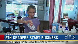 Kids start slime-making business