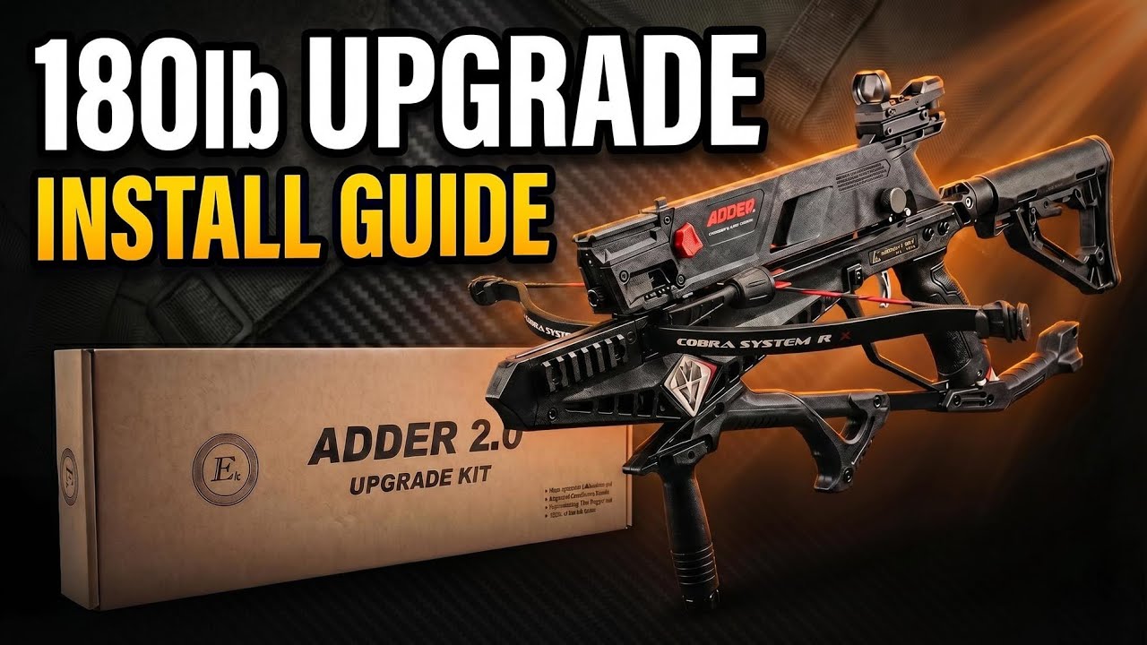 Cobra Adder 180lb Limb 2.0 Upgrade Kit - Installation & Unboxing Tutorial!