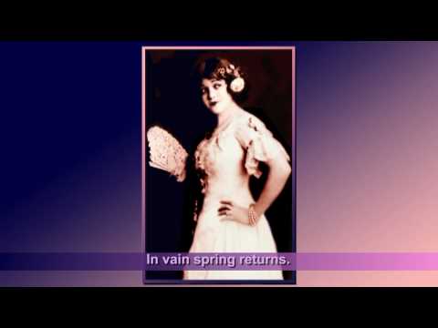 Rosa Ponselle - Élégie / with subtitle 1926