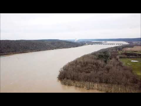 2018 02 25 Belterra Casino Resort and Markland Dam at flood stage