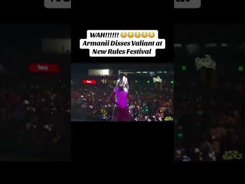 ARMANII DISS VALIANT BIG TIME AT ALKALINE NEW RULES FESTIVAL #jamaica #armani #valiant #alkaline