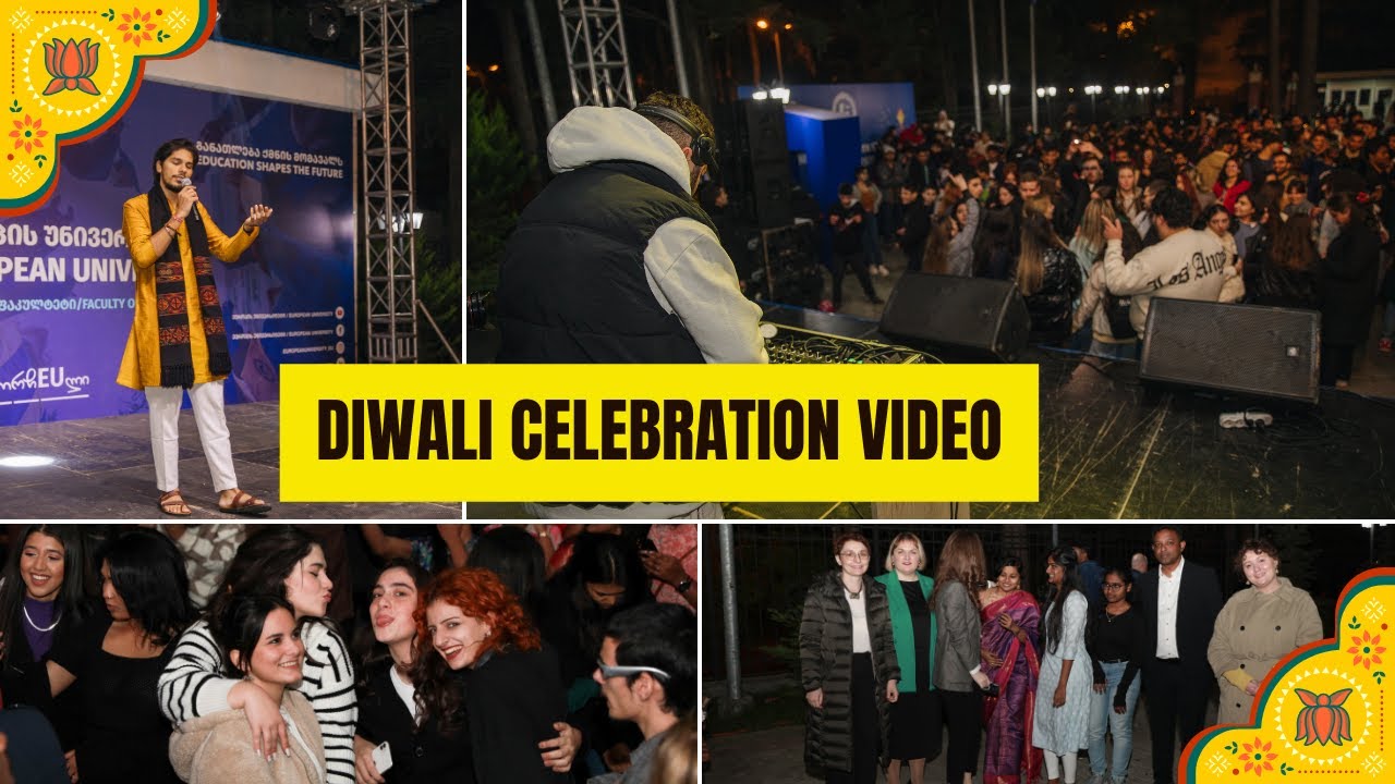 European University  Diwali Celebration 2023 | MBBS In Georgia | Study MBBS In Georgia Tbilisi