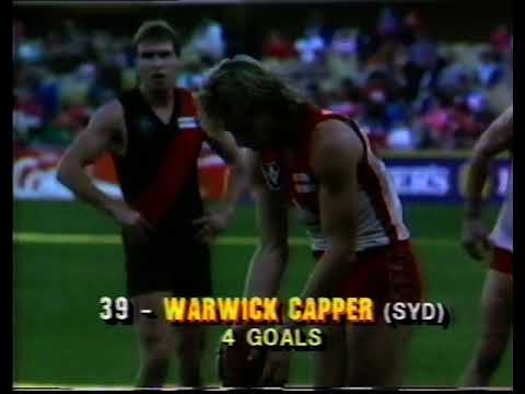 3rd Qu: Rd 17 1987, Sydney vs Essendon, SCG, VFL AFL Football, Record Score
