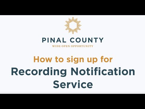 Pinal County Recorder