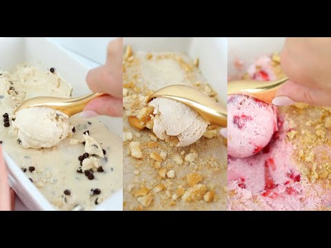 High Protein Cottage Cheese Ice Cream - 3 Flavors!