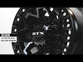 Zion Gloss Black Milled Rivets RTX Wheels