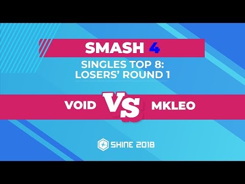 VoiD vs MkLeo - Smash 4 Singles Top 8: Losers' Round 1 - Shine 2018