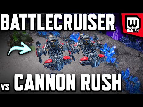 Battlecruiser Rush DESTROYS Cannon Rush