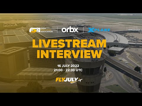 FlyJuly Interview Replay featuring New X-Plane 12 Previews