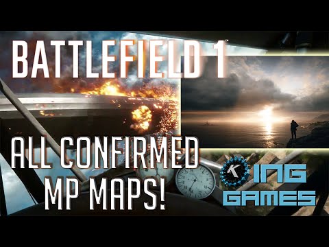 Battlefield 1 - All Confirmed Multiplayer Maps! (BF1 MP Gameplay)