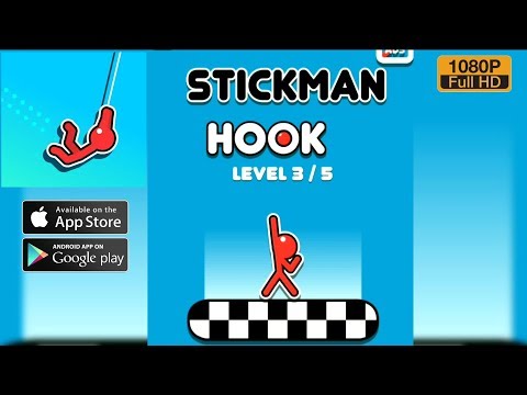 Stickman Hook (Android/IOS) Gameplay Full HD by Madbox - YouTube