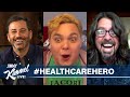 Jimmy Kimmel & Dave Grohl Surprise NY Nurse