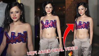 Urfi Javed Viral Video : Uorfi Javed Spotted At Bayroute Juhu For Dinner || Bollywood Mastiz
