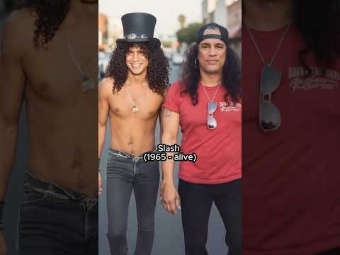 Guns N' Roses Then vs Now #gunsnroses