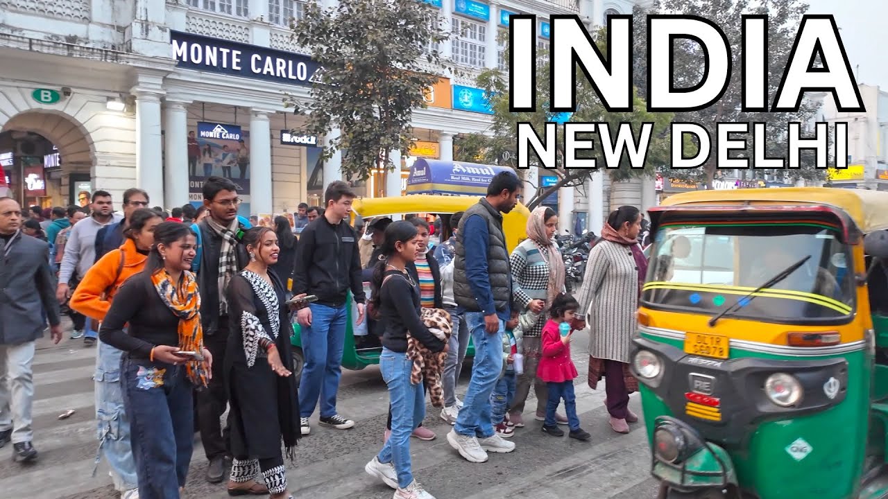 Immersive street-level walking tour through Delhi (Other 5), India, showcasing authentic urban landscapes, local architecture, and the vibrant atmosphere of the city's neighborhoods