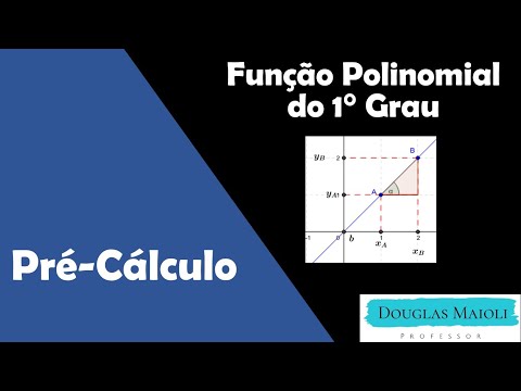 Pre-Calculus - Class 11 - First-Degree Polynomial Function (Affine Function)
