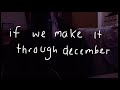 If We Make It Through December Phoebe Bridgers Cover