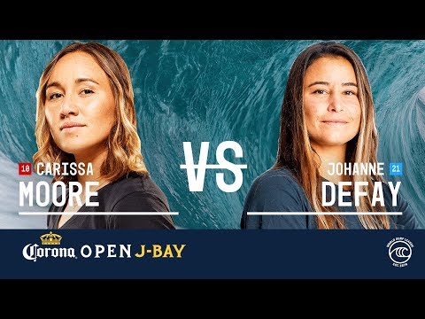 Carissa Moore vs. Johanne Defay - Quarterfinals, Heat 2 - Corona Open J-Bay 2019
