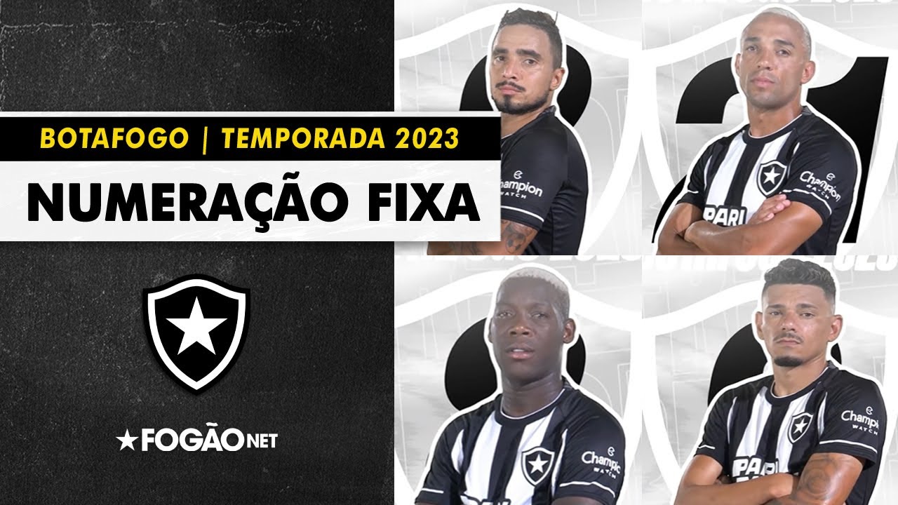 Vídeo com jogadores mostra numeração fixa do Botafogo para 2023