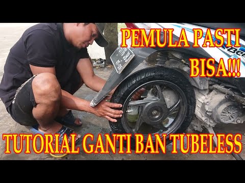 Memasang Ban Tubeless BeAt | Tutorial Ganti Ban Matic Yang Benar