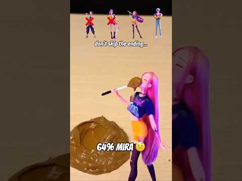 Kpop demon hunters Challenge 😱 - Huntrix Squad  #kpopdemonhunters #huntrix #zoey #rumi #mira