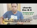 Tore Mon Dia ( Protikkhar Prohor ) Moruvumi - Guitar Chords Tab Guitar lesson / Tutorial