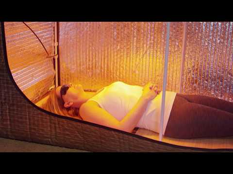 Use Sauna Fix Convertible Tent System in One of Three Positions