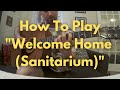 How To Play The Guitar Riff From Welcome Home Sanitarium By Metallica