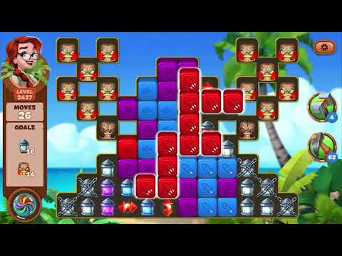 Lost Island Blast Adventure Level 2427 NO BOOSTERS - A S GAMING ✔️