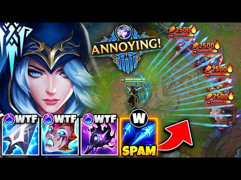 I created the most ANNOYING Poke Ashe build you will ever see... (SPAM FLAMING ARROWS)