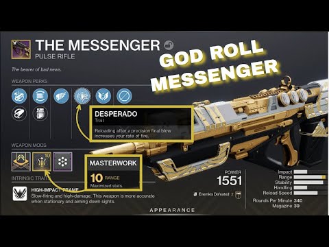 Destiny 2-The Messenger with Desperado is kinda broken