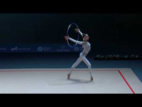 Vlada Nikolchenko - Hoop Final - WC Baku 2018