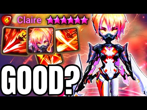 FIRE BATTLE ANGEL CLAIRE DEBUT (Summoners War)